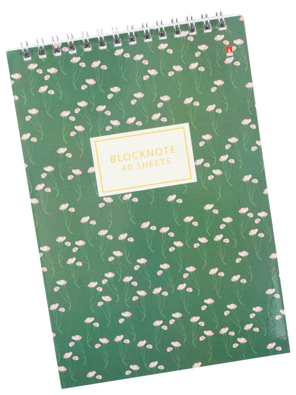 

Блокнот А5 40л клетка гребень Цветы паттерн АЛЬТ 3-40-251