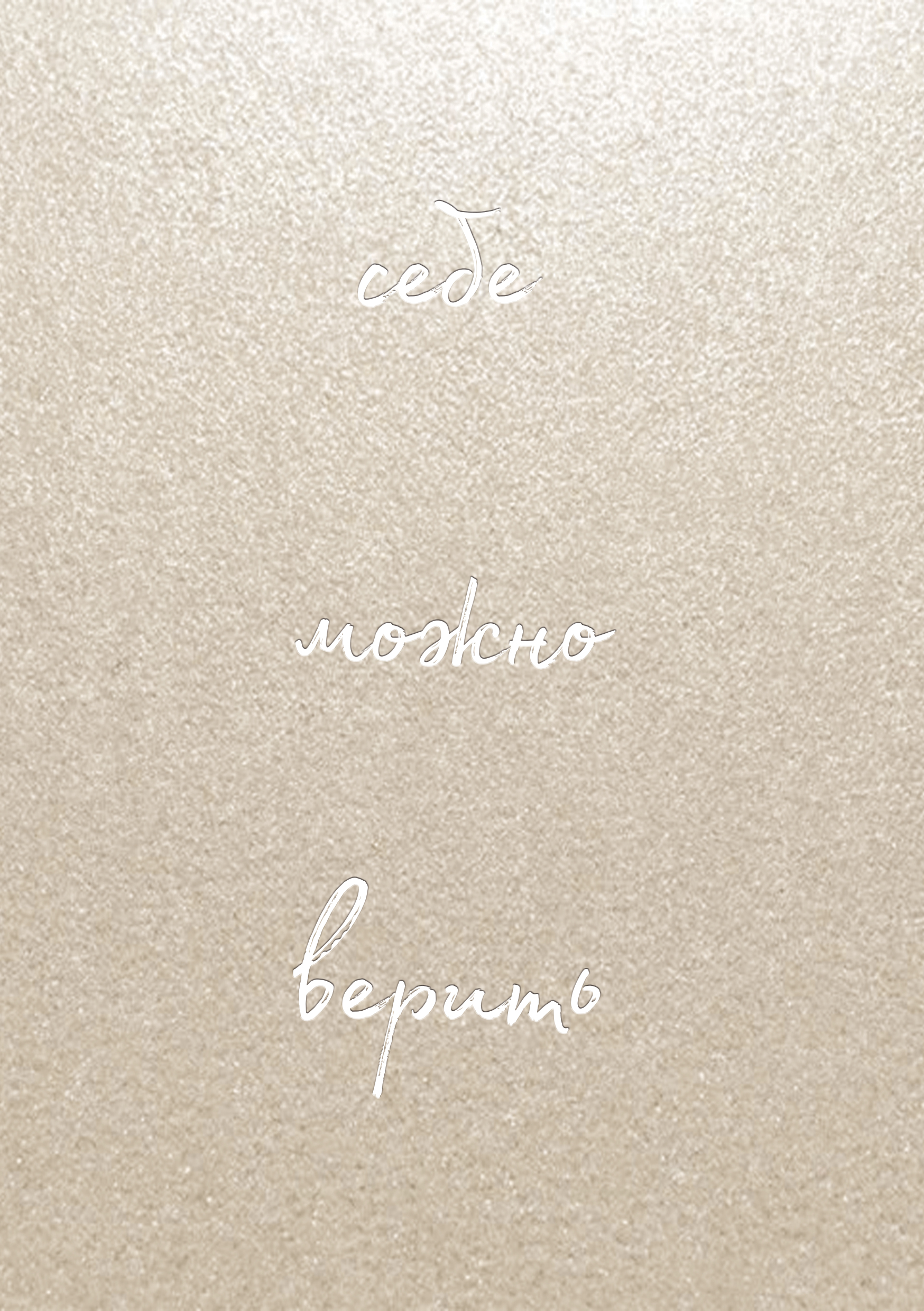 

Себе можно верить. Блокнот для записей от Ольги Примаченко