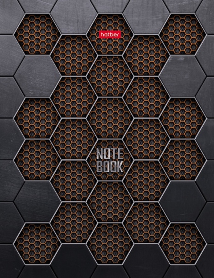 

Блокнот А5 80л клетка тв.обл. Векторные линии мат.лам. 3D фольга HATBER 80ББ5лофлВ1_30992