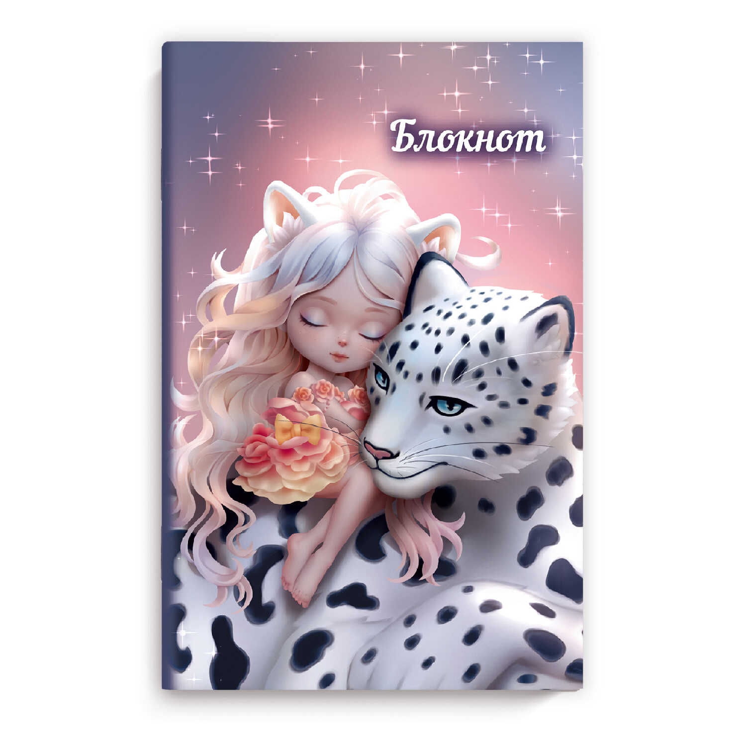 

Блокнот 120х185мм 40л в точку скрепка мягк.обл. Сказочный сон soft touch вельвет ФЕНИКС+ 67883