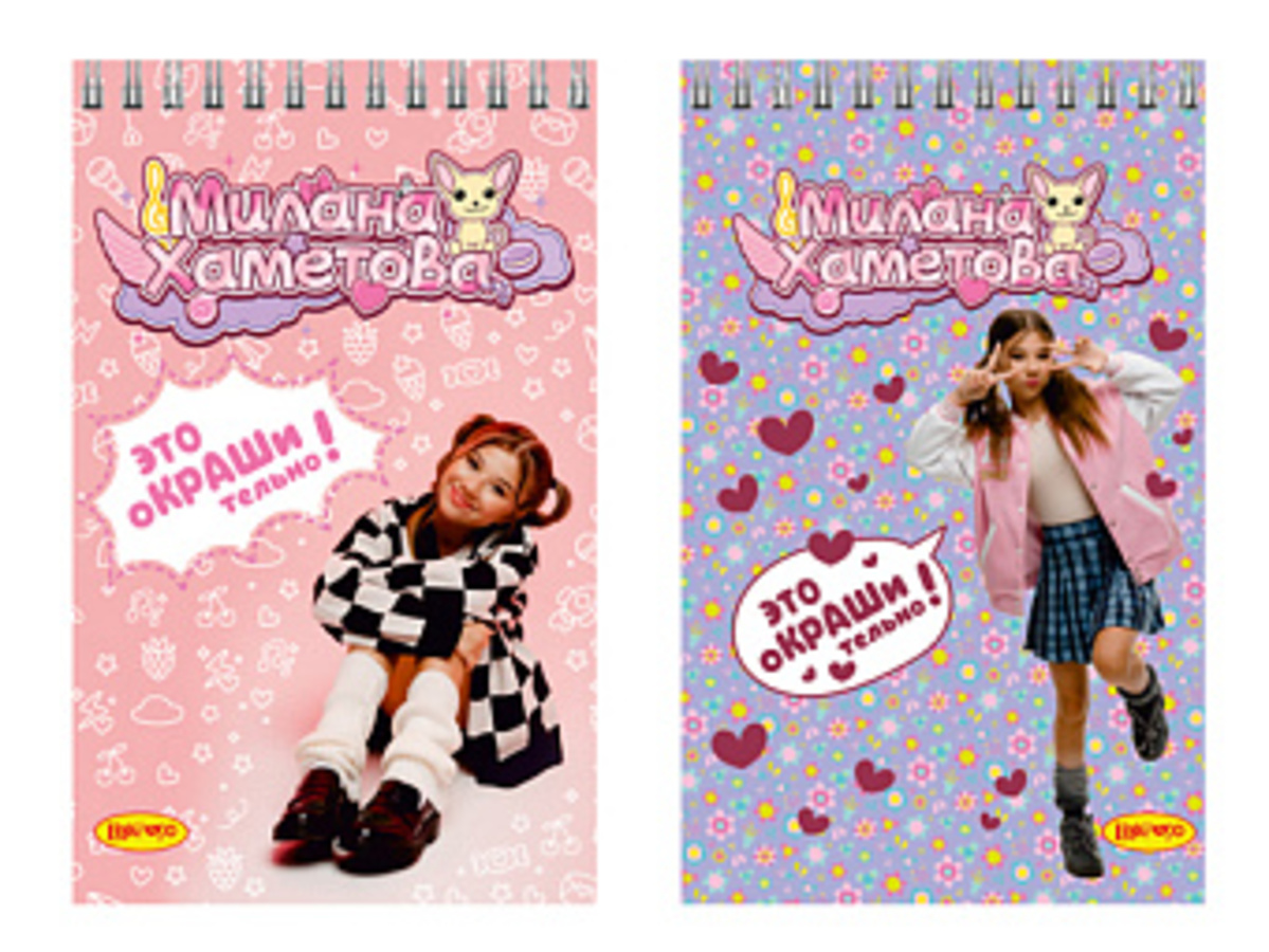 Блокнот А6 40л клетка гребень мягкобл Милана Хаметова Это оКРАШительно ассорти LIMPOPO МН082 60₽