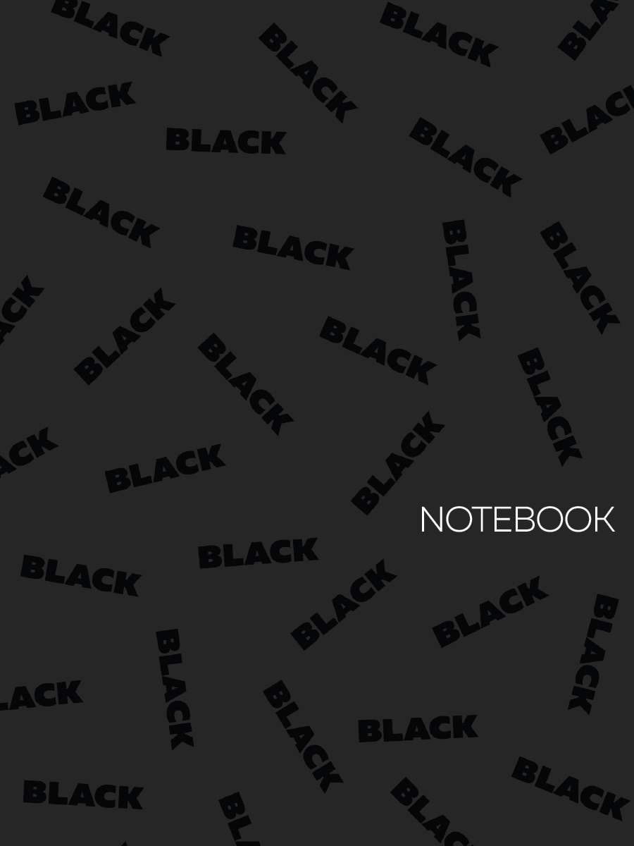 

Блокнот А5 168л линия MyArt Total Black 4 ПРОФ-ПРЕСС Б168-6250