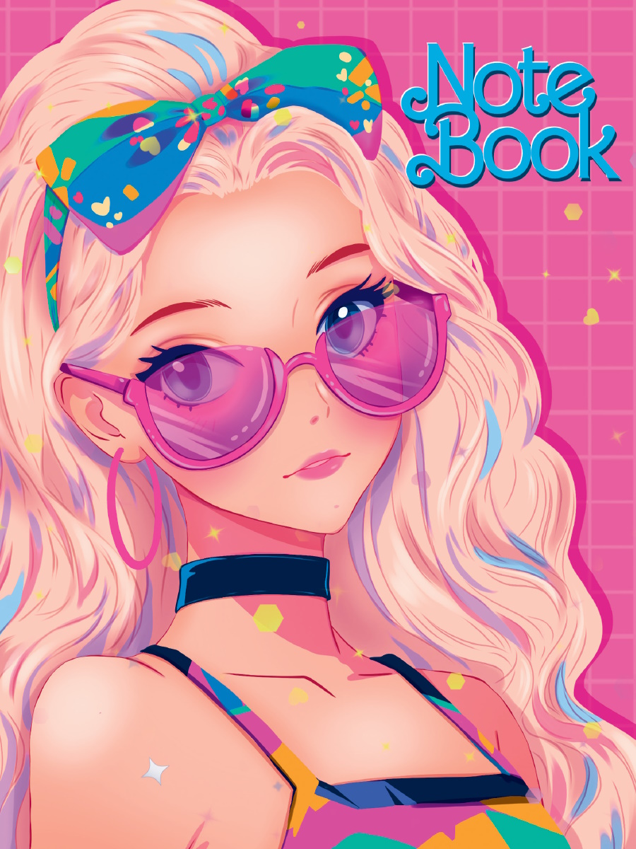 

Блокнот 140х200мм 40л клетка MyArt I love pink Розовые очки ПРОФ-ПРЕСС Б40-2839