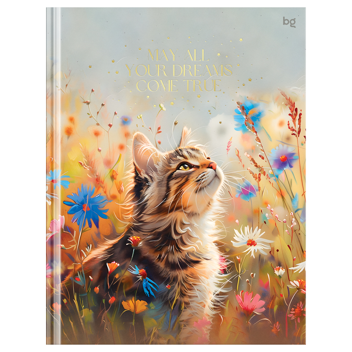 

Блокнот А5 80л клетка тв.обл. Милый мечтатель мат.лам. тисн.фольгой BG ББ5т80_лм_тф 64108