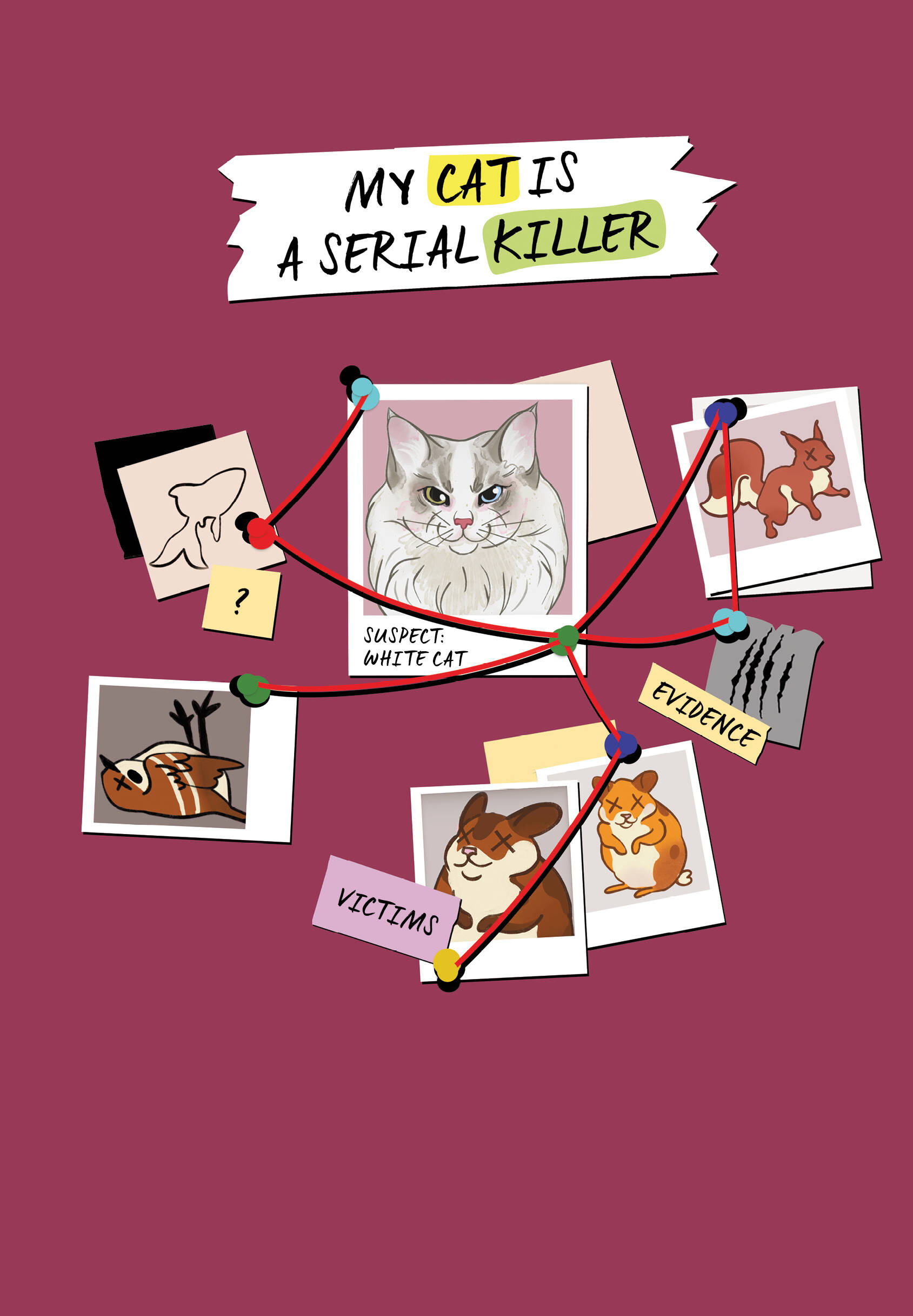

Блокнот А5 72л тв.обл. My Cat Is a Serial Killer Белый кот Эксмо 1407261