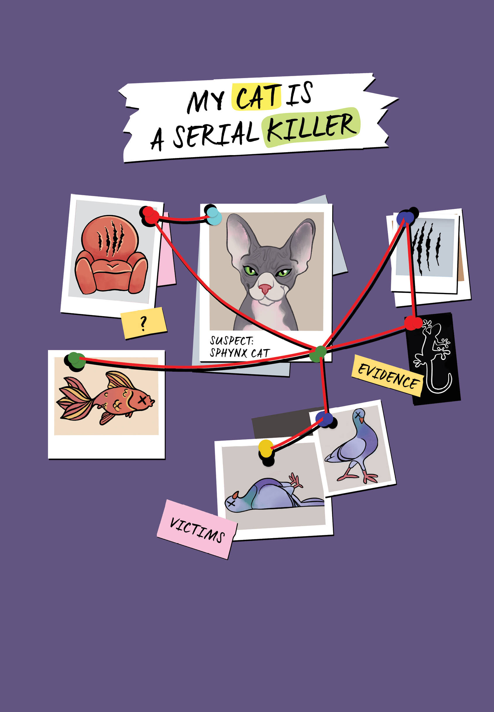 

Блокнот А5 72л тв.обл. My Cat Is a Serial Killer Сфинкс Эксмо 1412723