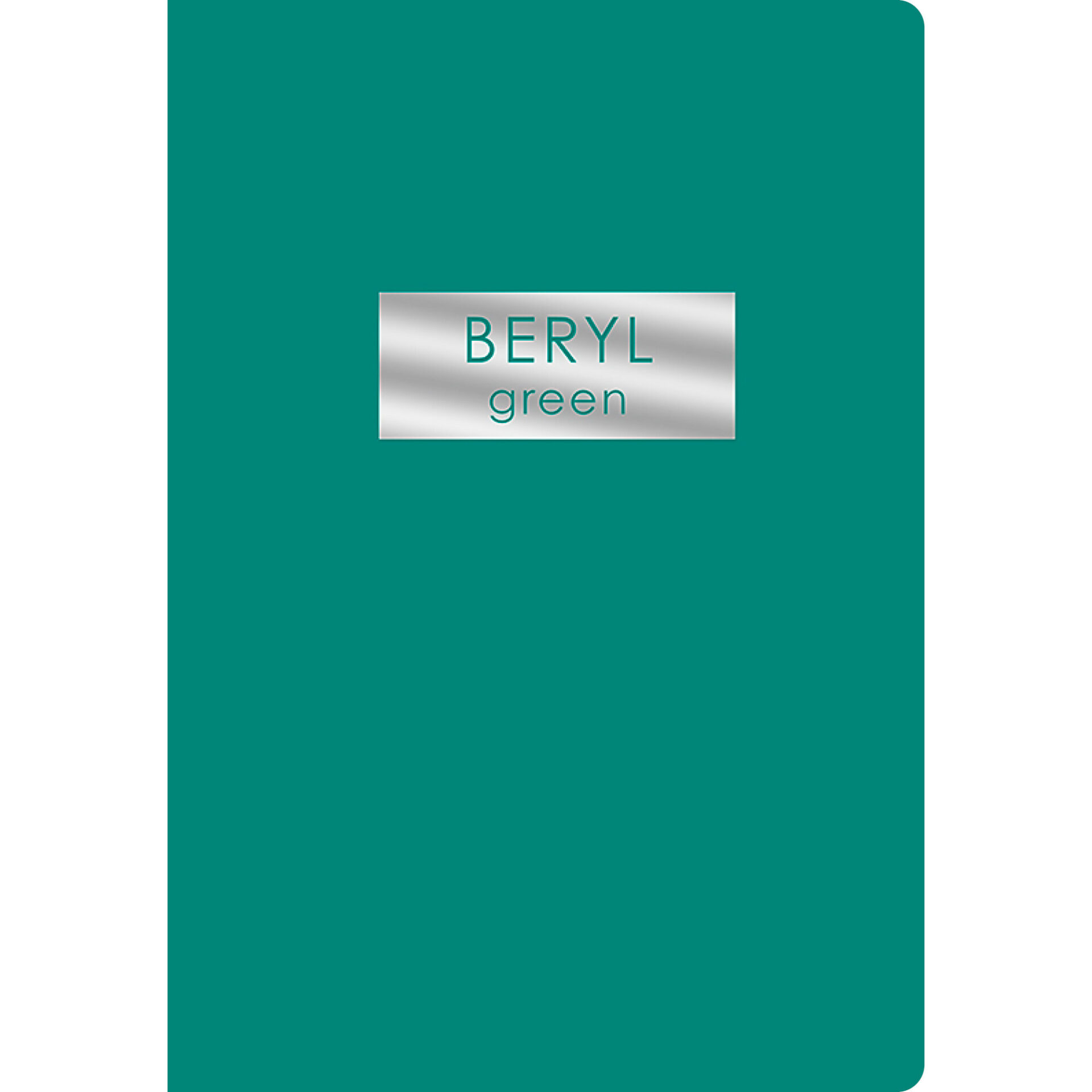 

Блокнот А5 48л клетка мягк.обл. Beryl Green soft touch тисн.фольгой Listoff ТКФ489252