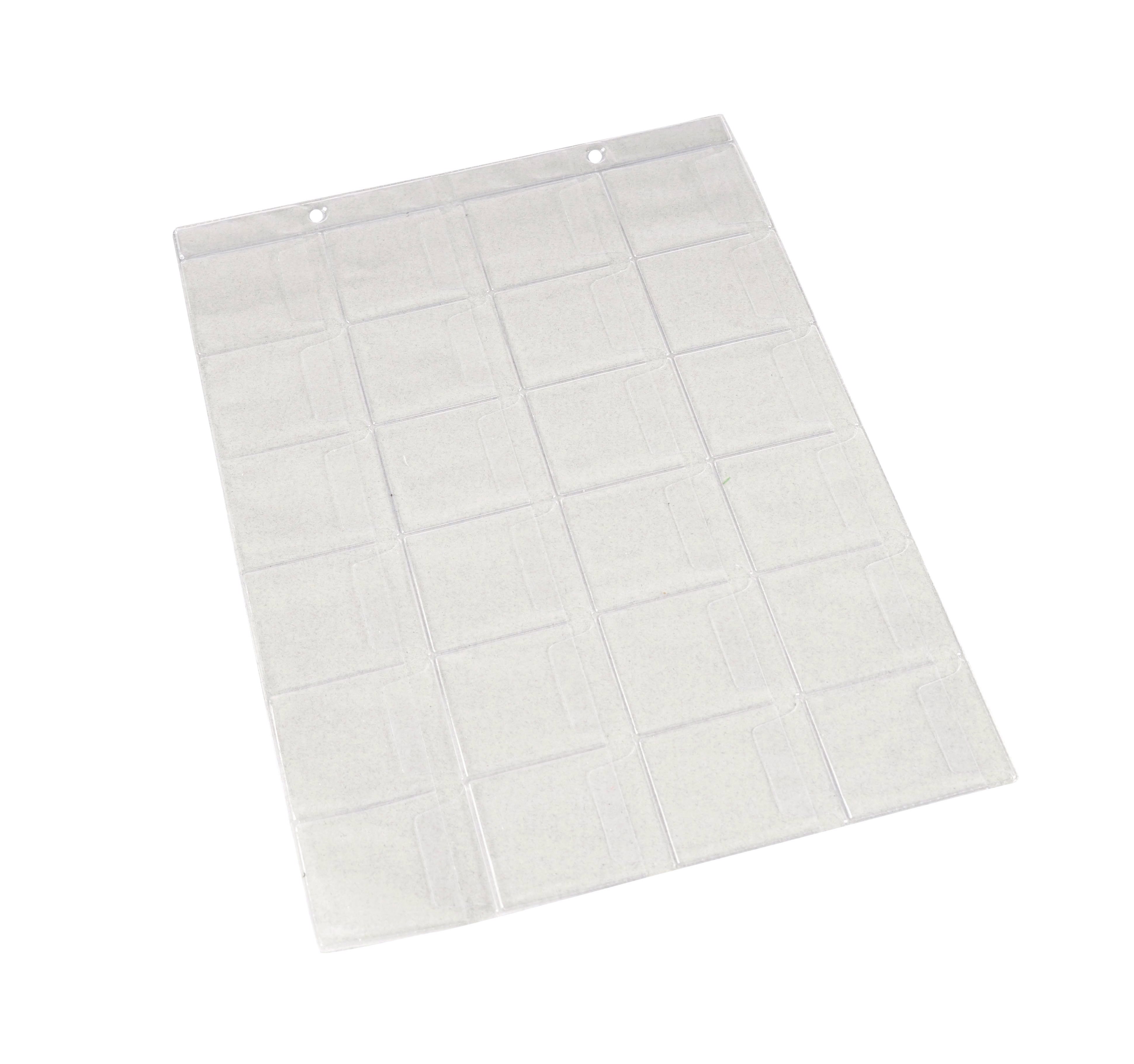 Вкладыш в альбом для монет 165х225мм 24 ячейки 32х39мм ПВХ ТОП-СПИН ЛМГ-24 45₽