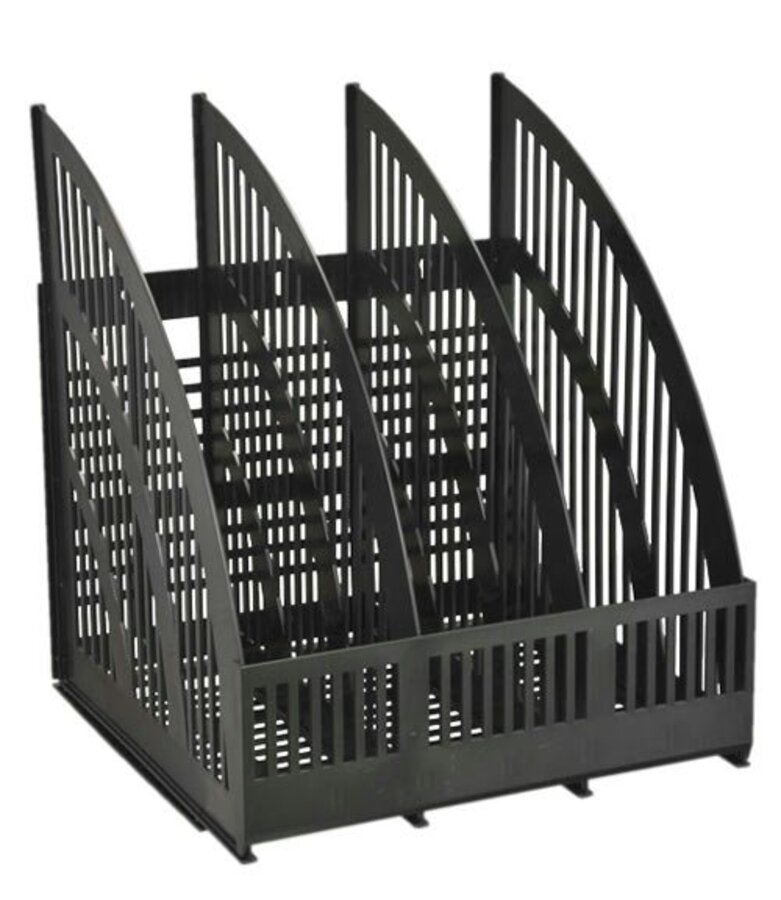 

Лоток вертикальный пластик А4 250мм 3отд. черный настенный сборный Line СТАММ ЛТ454/ЛТВ-01470