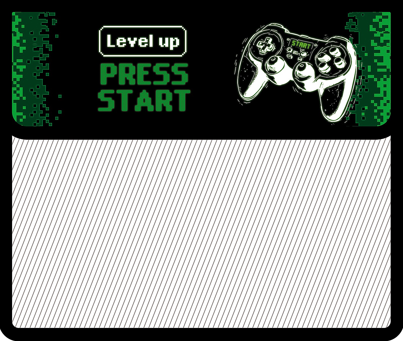 

Папка на липучке пластик А5 2отд. Level up ПЧЕЛКА ПМ-А5-36 (муж)