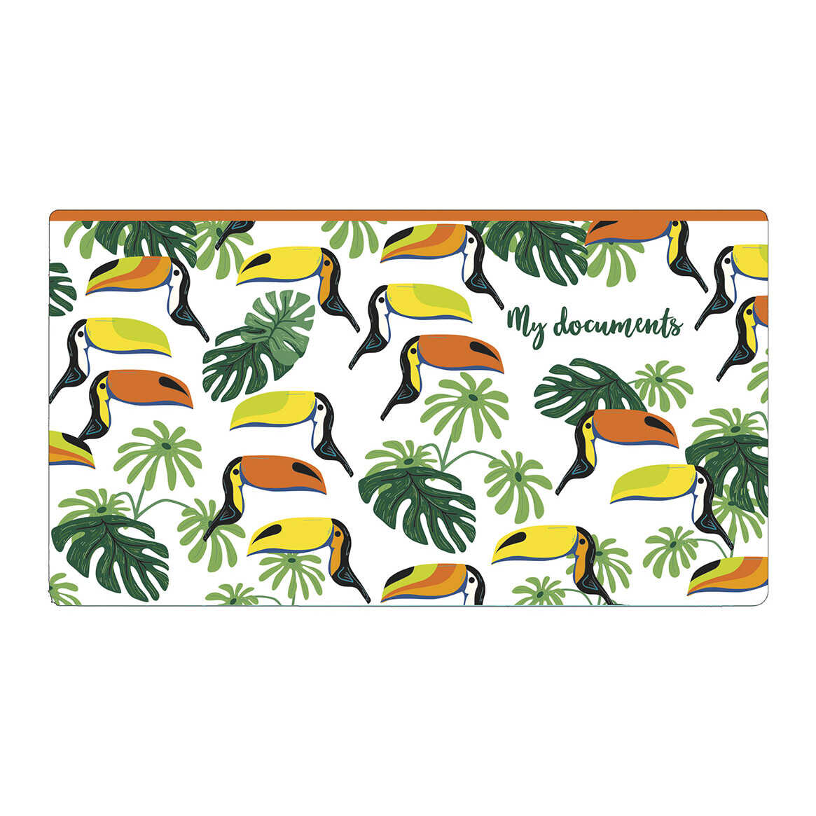 Папка на молнии ZIP пластик 140х260мм 1отд пл180мкм Туканы ФЕНИКС 53234 76₽