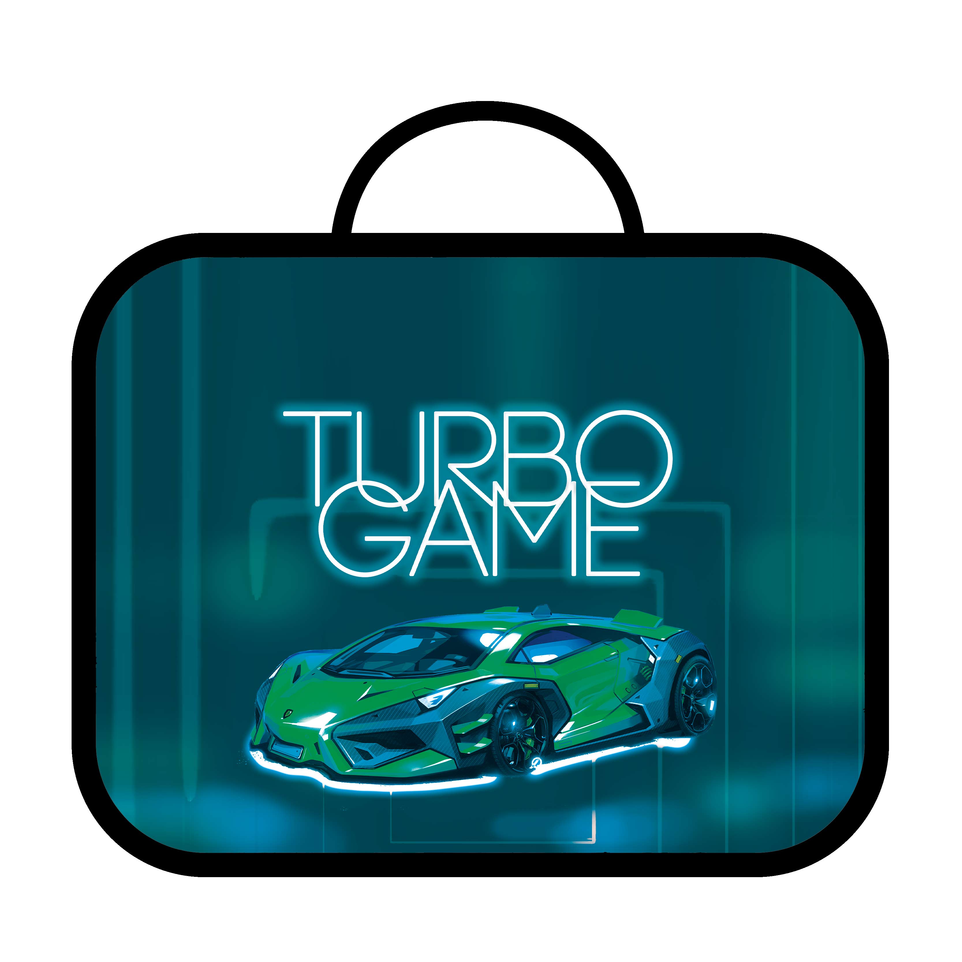 Папка текстиль А4 1отд молния сверху Turbo game ручки тверддно ПЧЕЛКА ПШ-11 муж 300₽