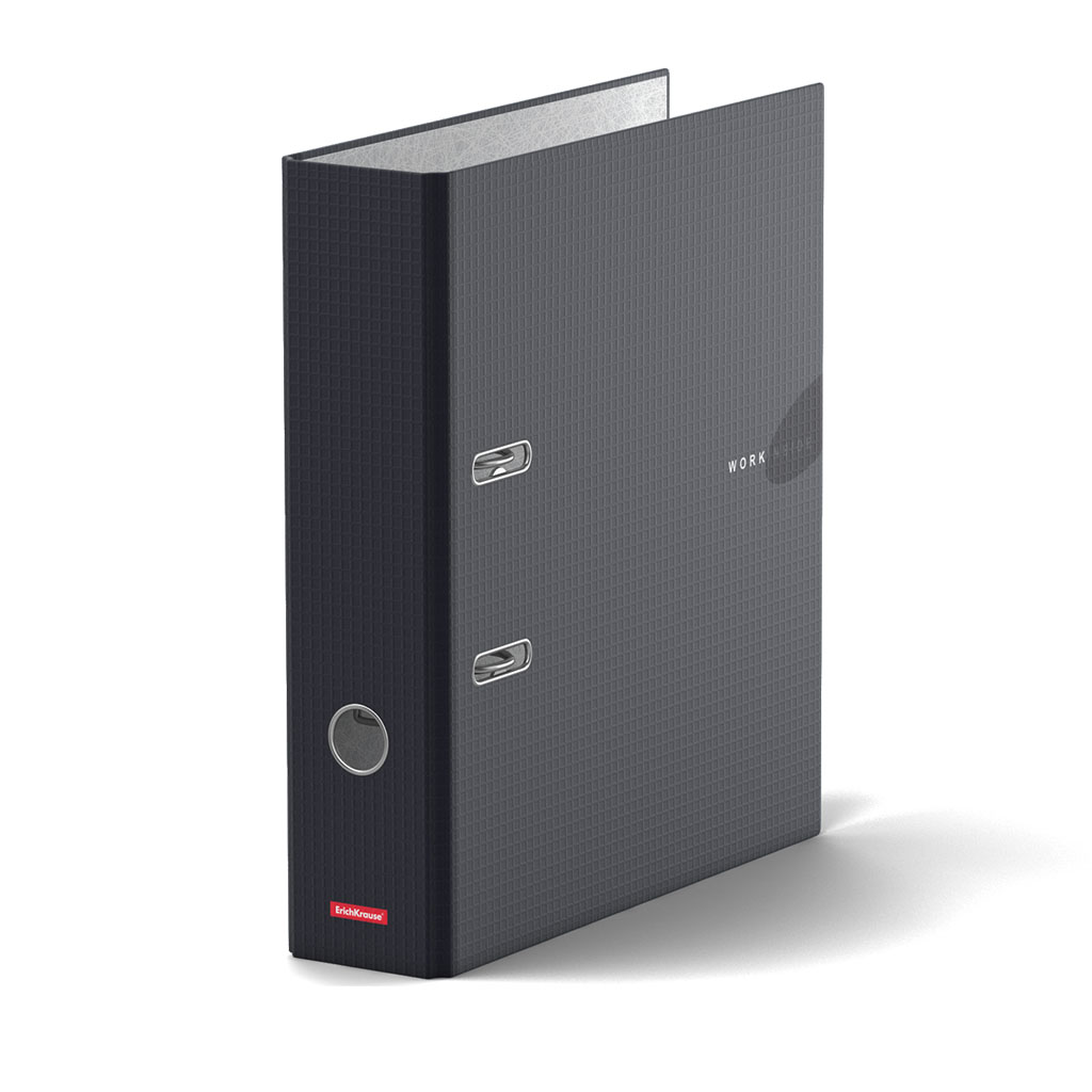 

Регистратор картон А4 торец 70мм Work inside черный ERICH KRAUSE 19864