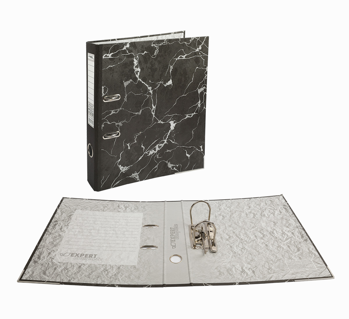 

Регистратор картон А4 торец 50мм Classic Lite черный мрамор метал. уголки EXPERT COMPLETE EC102815