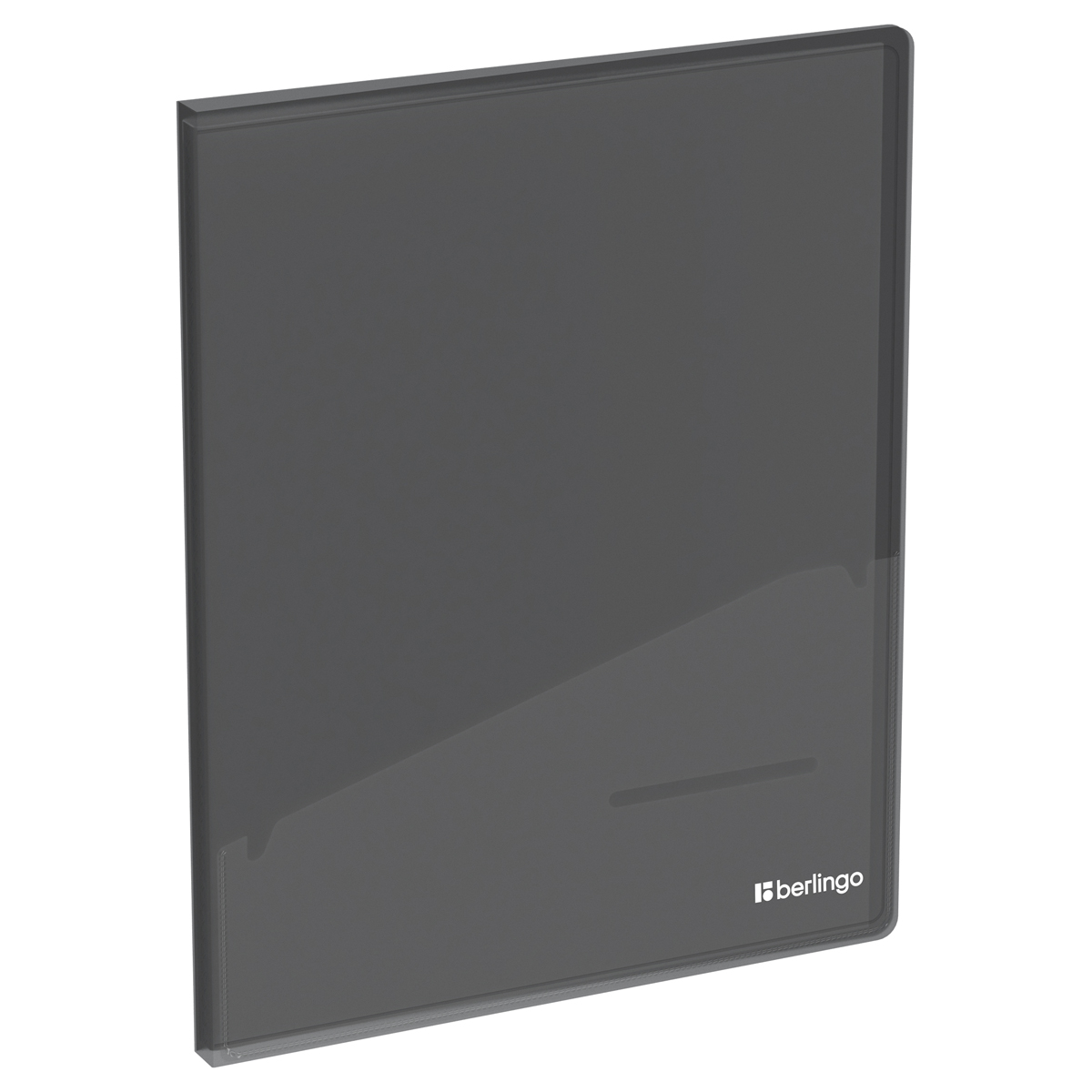 

Папка 20 вкладышей пластик А4 торец 17мм пл.700мкм +карм. No Secret черная BERLINGO DB4_20993