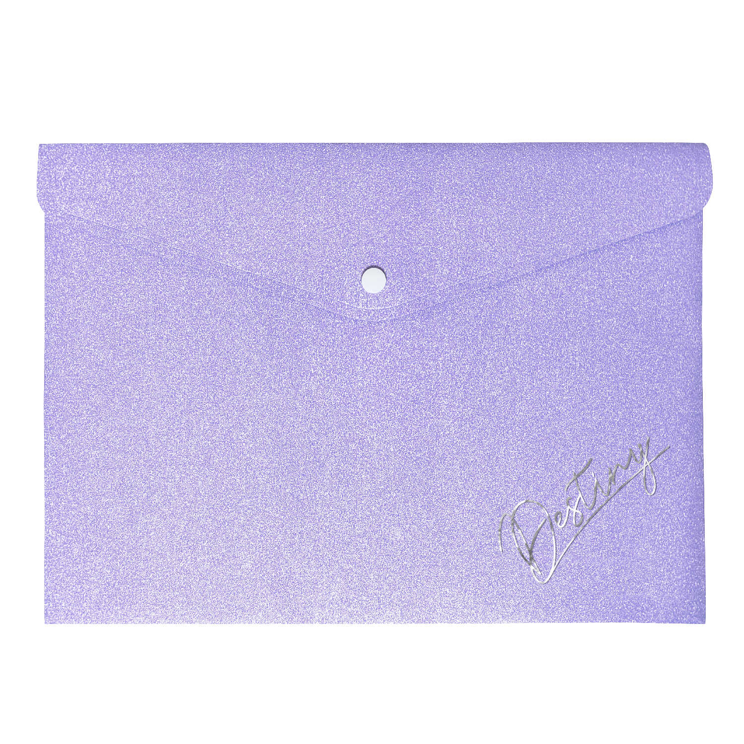 

Папка с кнопкой пластик А4 1отд. пл.200мкм Пастельный сиреневый глиттер ФЕНИКС+ 65868