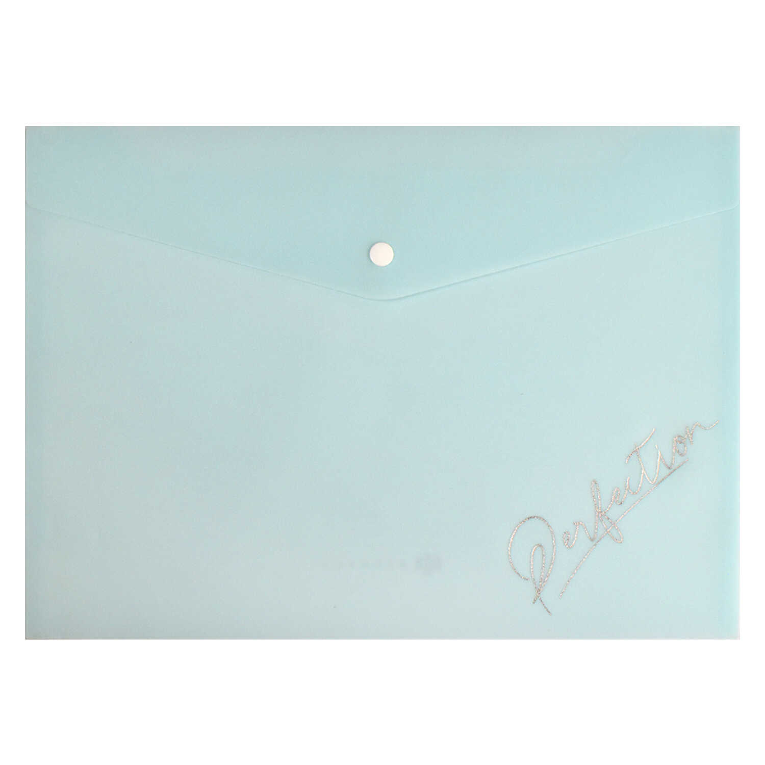 

Папка с кнопкой пластик А4 1отд. пл.200мкм Пастельный мятный глиттер ФЕНИКС+ 65869