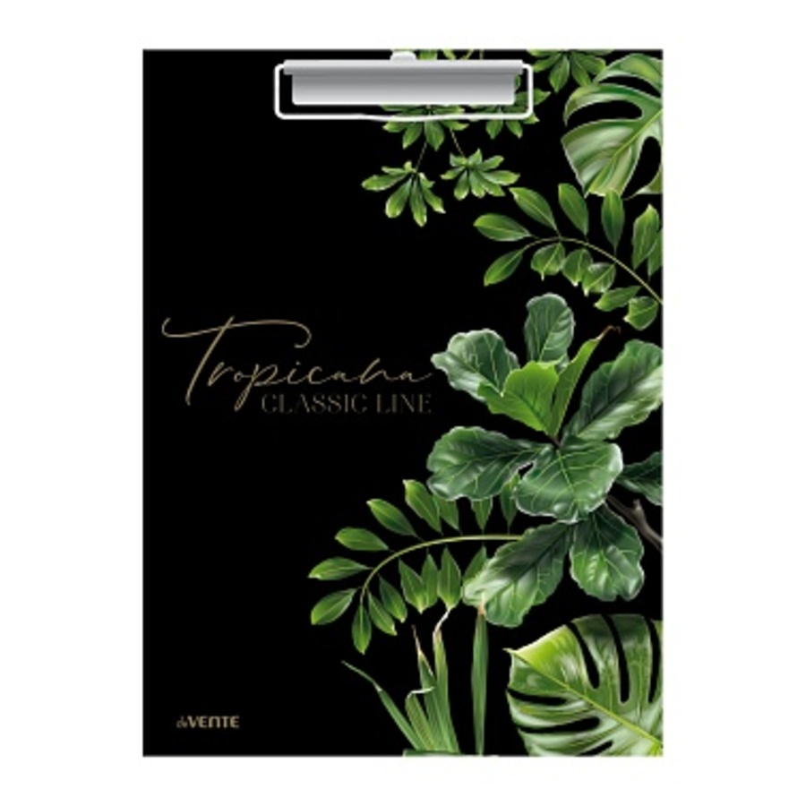 

Планшет А4 картон вертик. с верхним прижимом Tropicana тиснение фольгой deVENTE 3034212