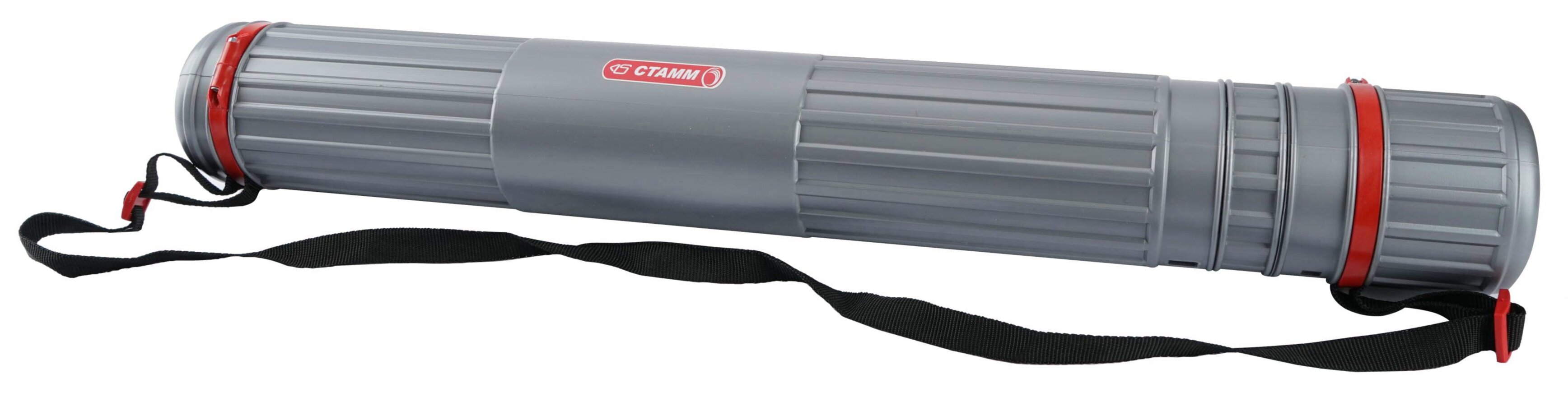 

Тубус D85мм L630-1100мм телескоп. на ремне серый СТАММ ПТ12