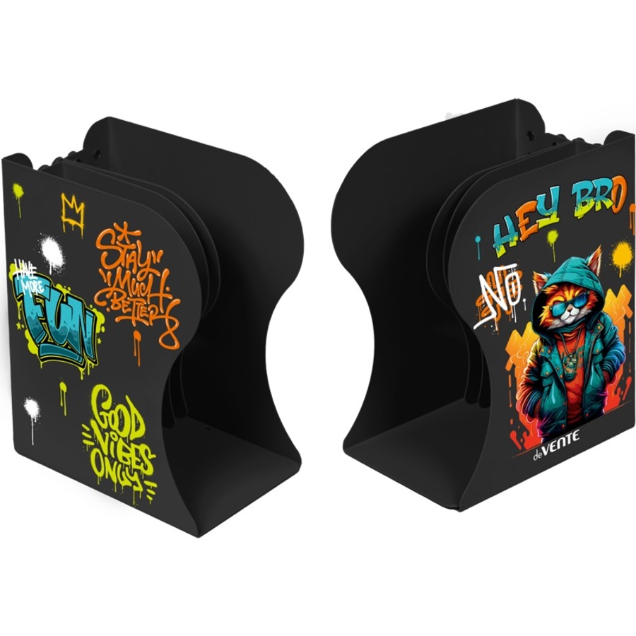 

Подставка для книг металл черный Телескопическая Hey Bro deVENTE 8063414 (уни)