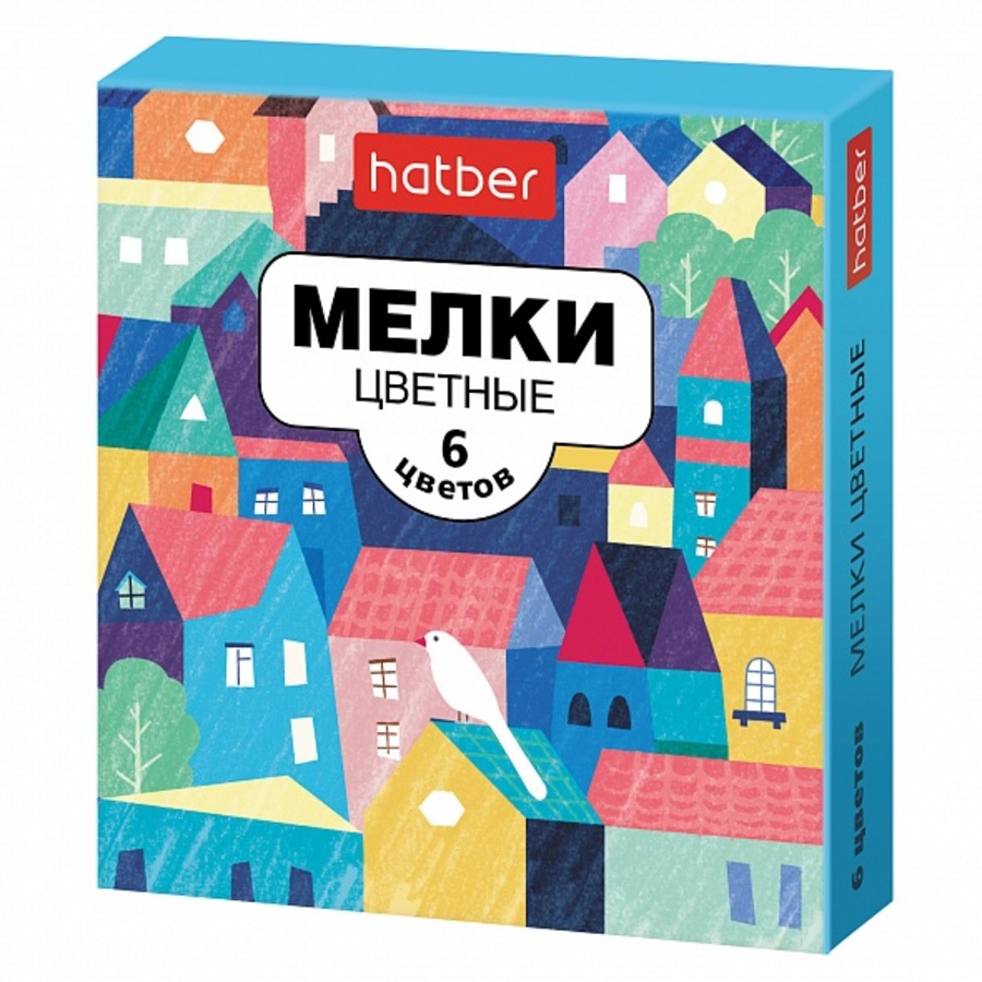 

Мелки школьные 6цв Городок HATBER ML_072695