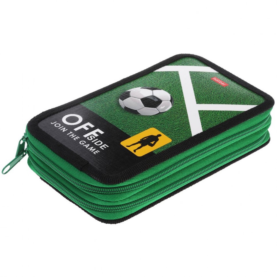 

Пенал 2отд. Офсайд 190х110мм с табл.умножения глянц.лам.тисн. NPn_47113 (муж)