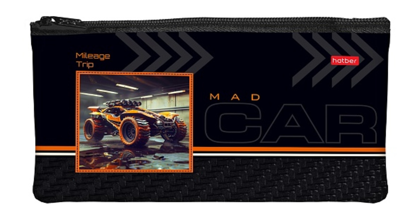 

Пенал косметичка 1отд. Mad car HATBER NPk_63228 (муж)