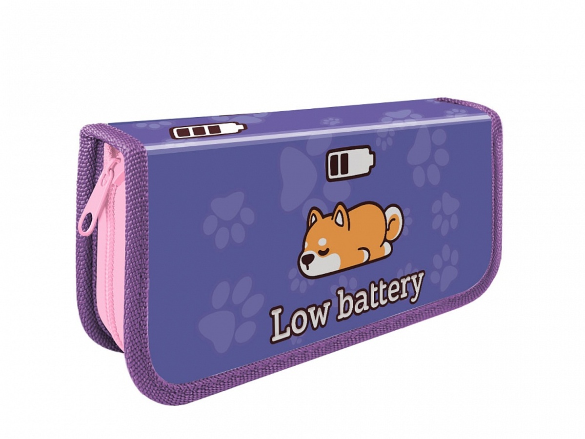 

Пенал 1отд. большой Low battery 115х190мм откид.планка ПЧЕЛКА ПО-04 (уни)