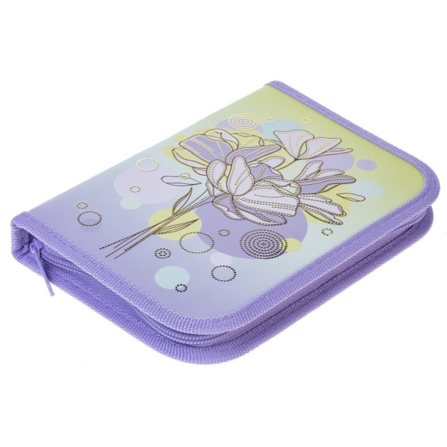

Пенал 1отд. большой Flower dreams 130х190мм с табл.умножения HATBER NPn_36058 (жен)