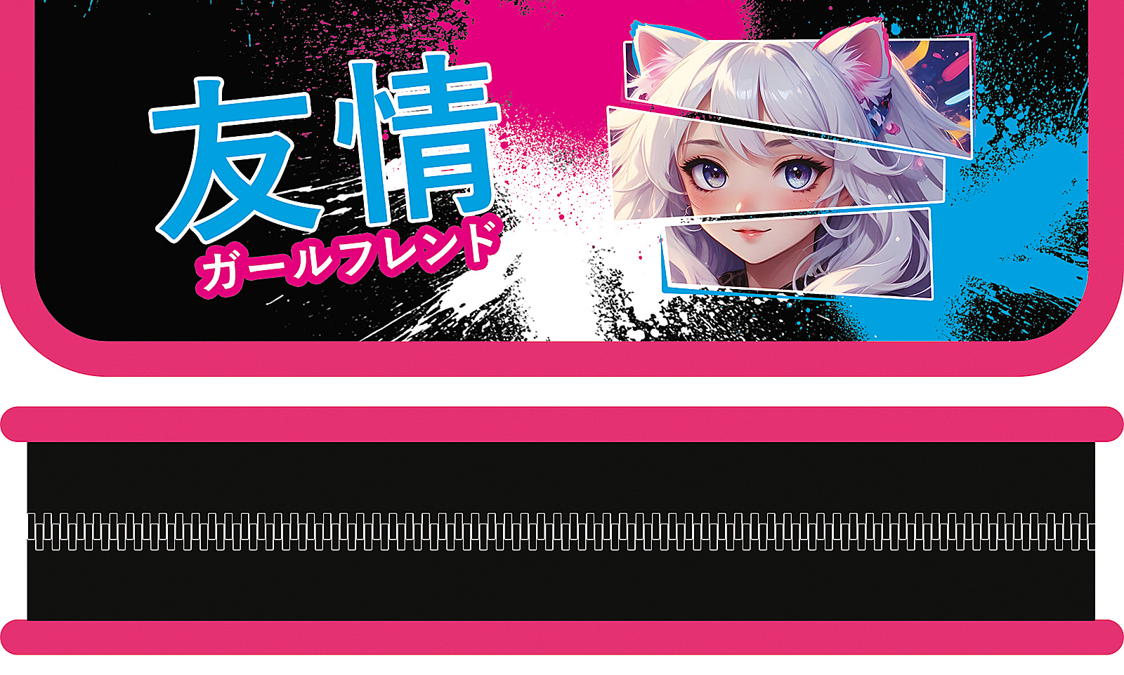 

Пенал 1отд. малый Девушка с ушками 65х190мм ПЧЕЛКА ПО-01 (жен)