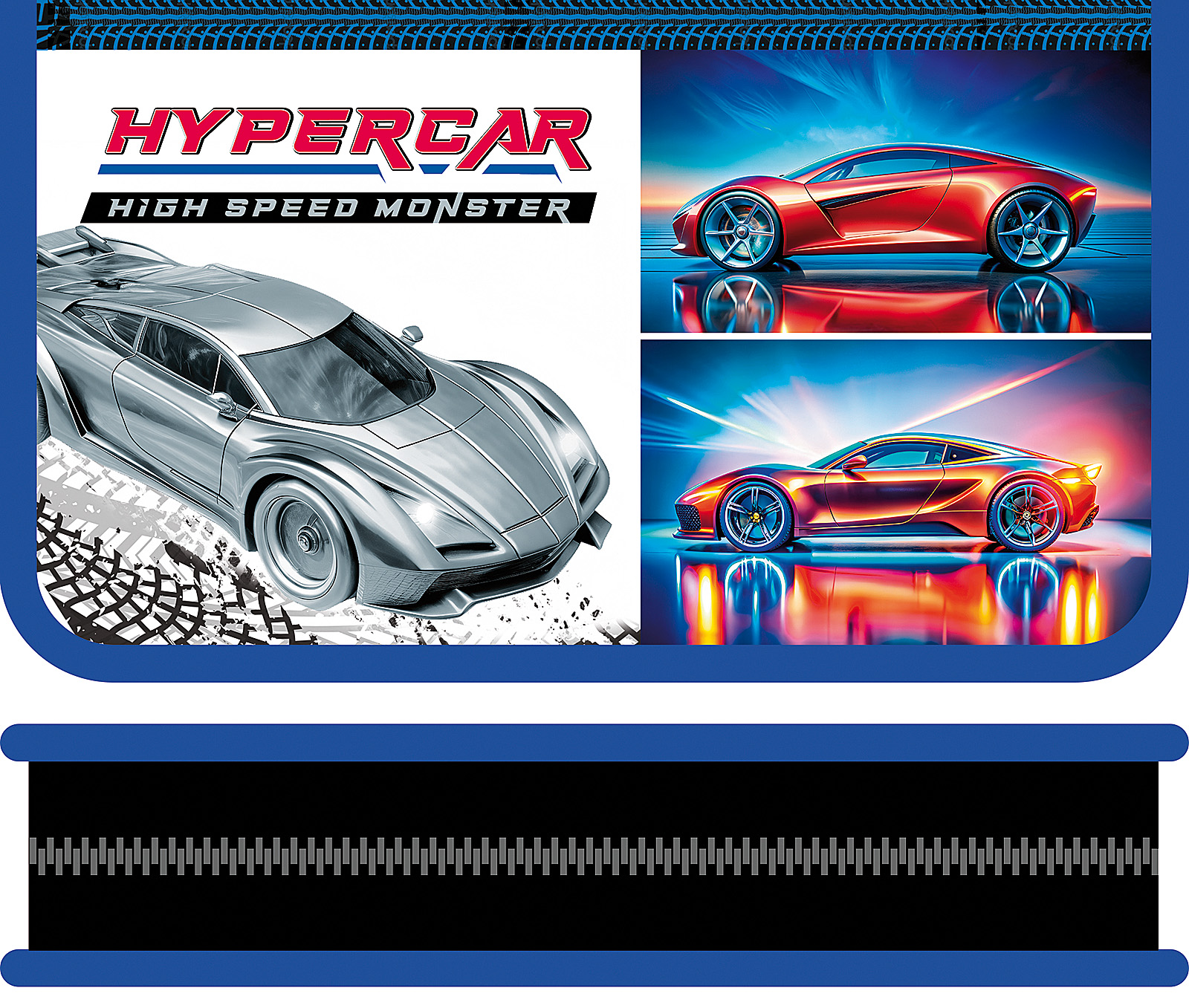 

Пенал 1отд. большой Hypercar 115х190мм ПЧЕЛКА ПО-02