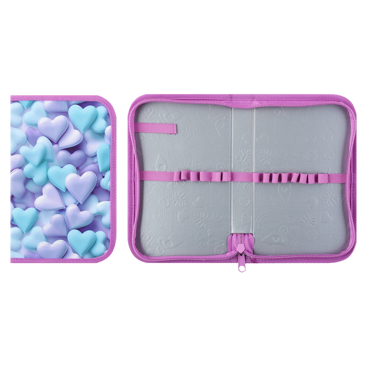 

Пенал 1отд. средний Pastel 110х190мм soft touch Кокос 251703 (жен)