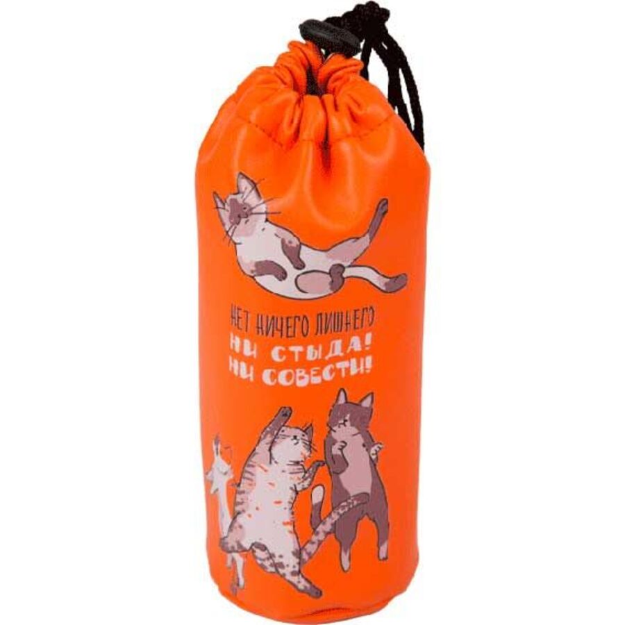 

Пенал тубус 1отд. Бесстыжие Коты 200х70х60мм иск.кожа на утяжке deVENTE 7023356 (уни)