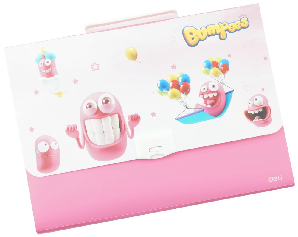 

Портфель пласт А4 детский 7отд. Bumpees DELI EZ60102 (уни)
