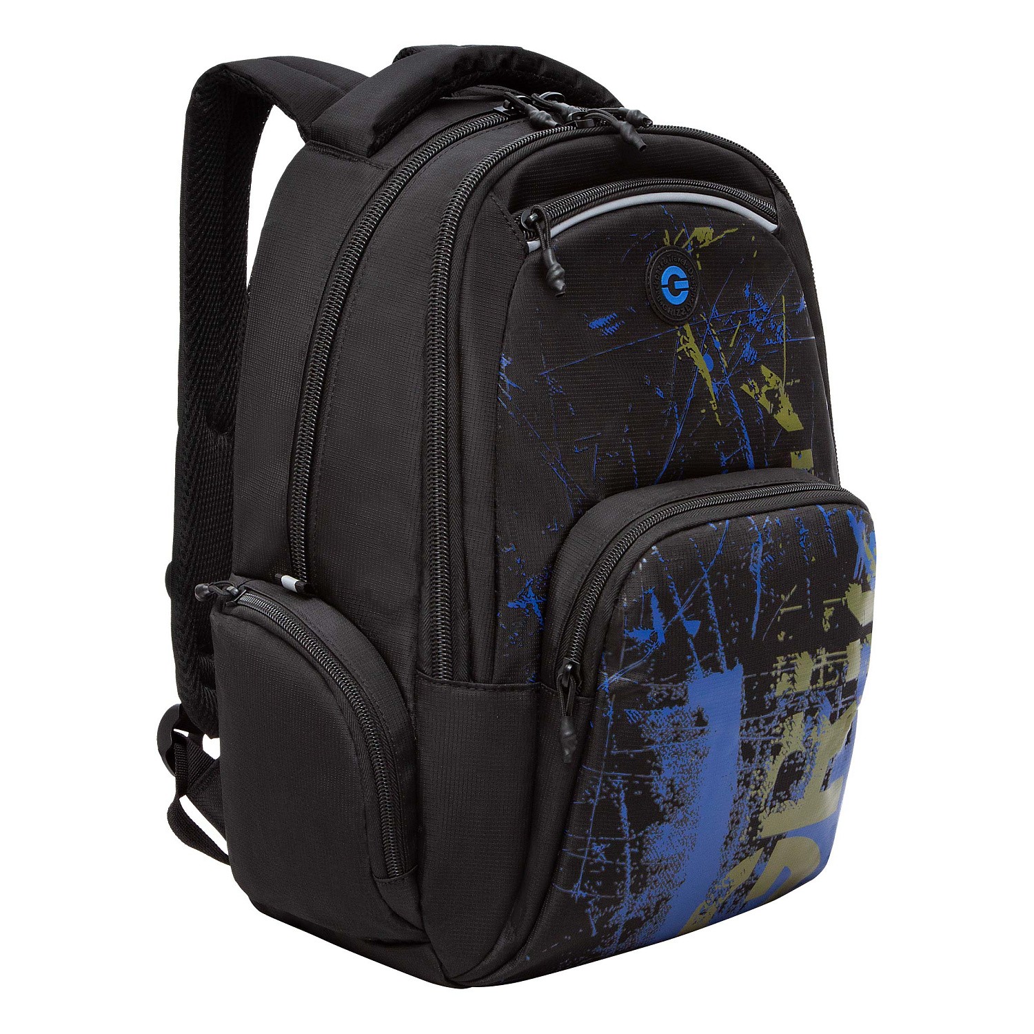 

Рюкзак 2отд. Синий-хаки 32х42х22см GRIZZLY