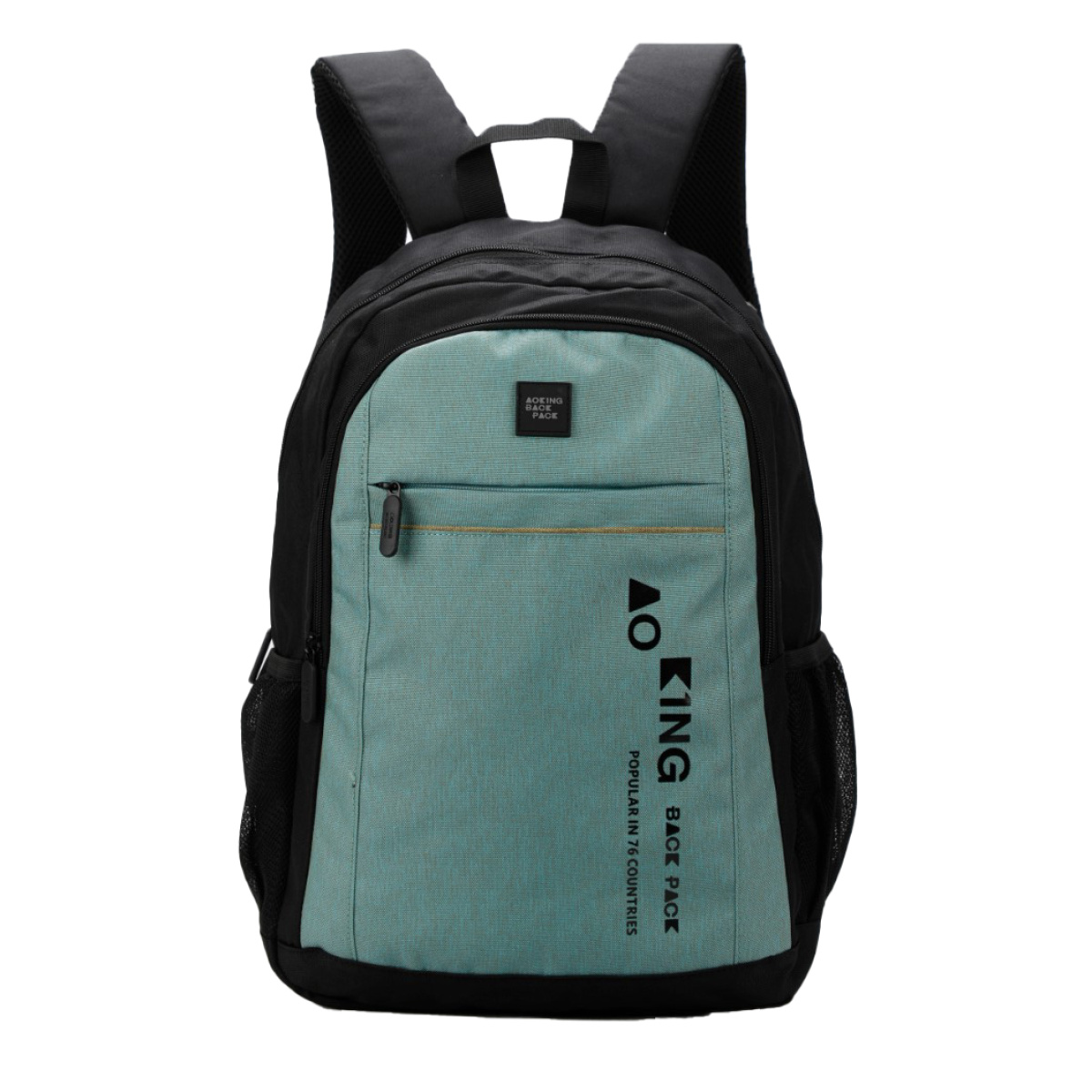 Рюкзак 2отд Aoking черно-зеленый 44х31х14см 3карм эргономспинка Кокос 1623₽