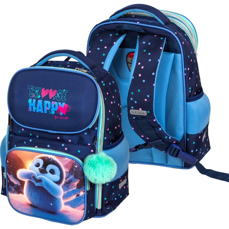 

Рюкзак 1отд. Smart Happy Pinguin 37x28x14см 4 кармана deVENTE