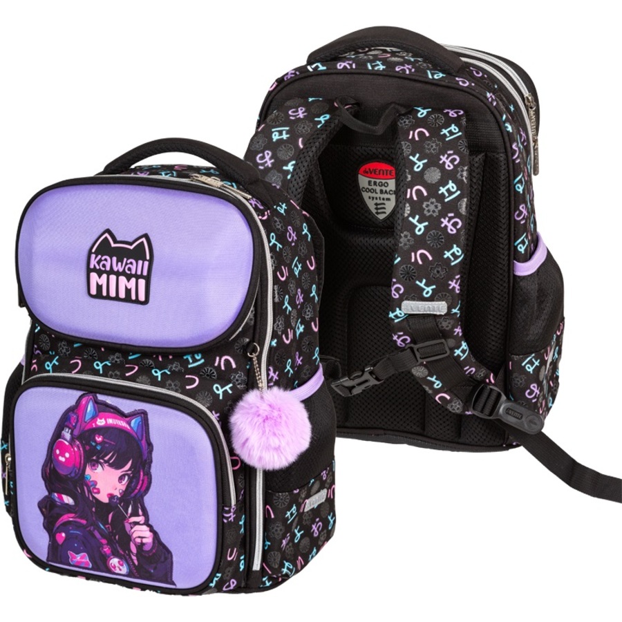 

Рюкзак 1отд. Smart Kawaii Mimi 37x28x14мм 4 кармана deVENTE