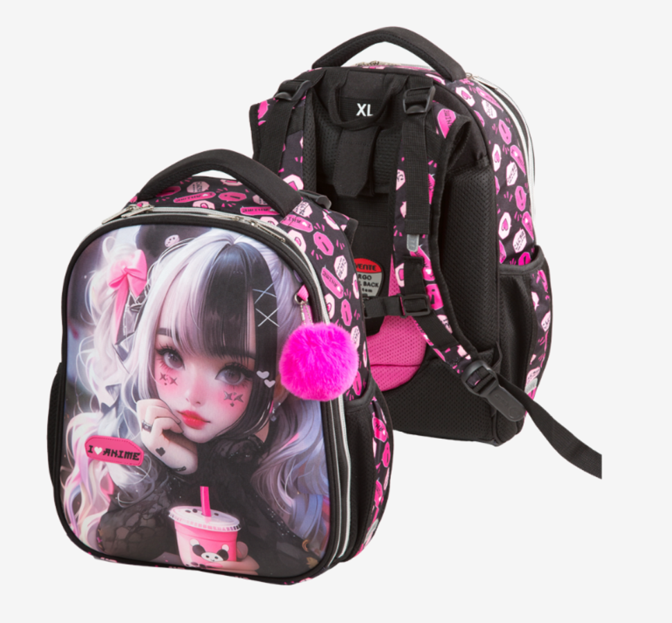 

Рюкзак 2отд. Choice I Love Anime 17L 38x28x16см органайзер deVENTE