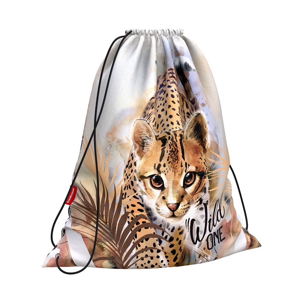 

Сумка для обуви 1отд. Wild Cat 36,5х44см ERICH KRAUSE 48440 (уни)