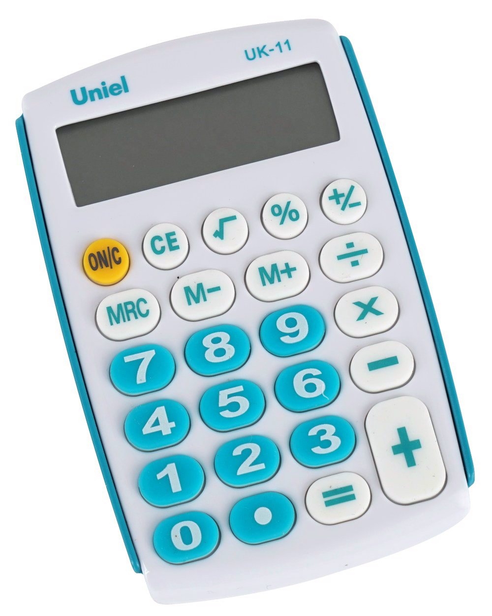 

Калькулятор карманный 8 разряд. 1-е пит. белый/голубой UNIEL UK-11B
