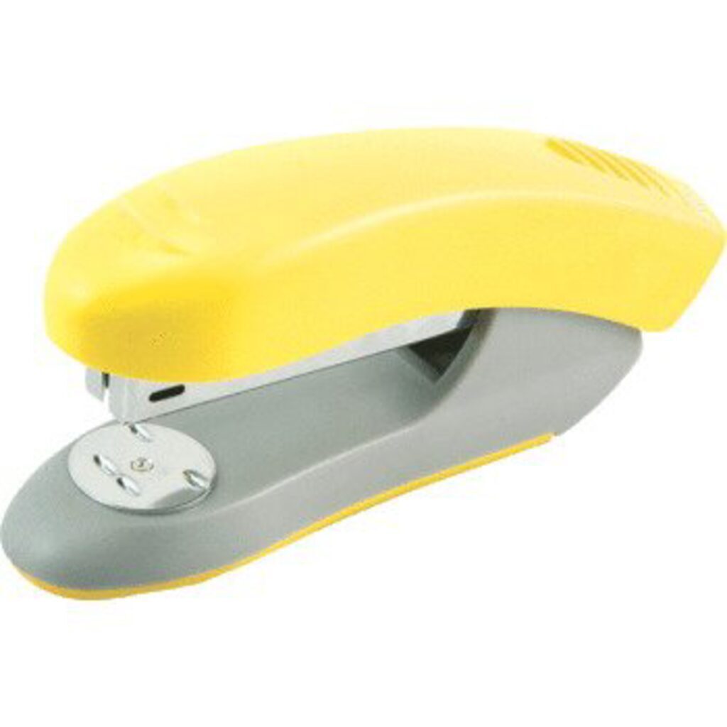 Степлер 246 266 20л пластик Neon желтый deVENTE 4142802 155₽