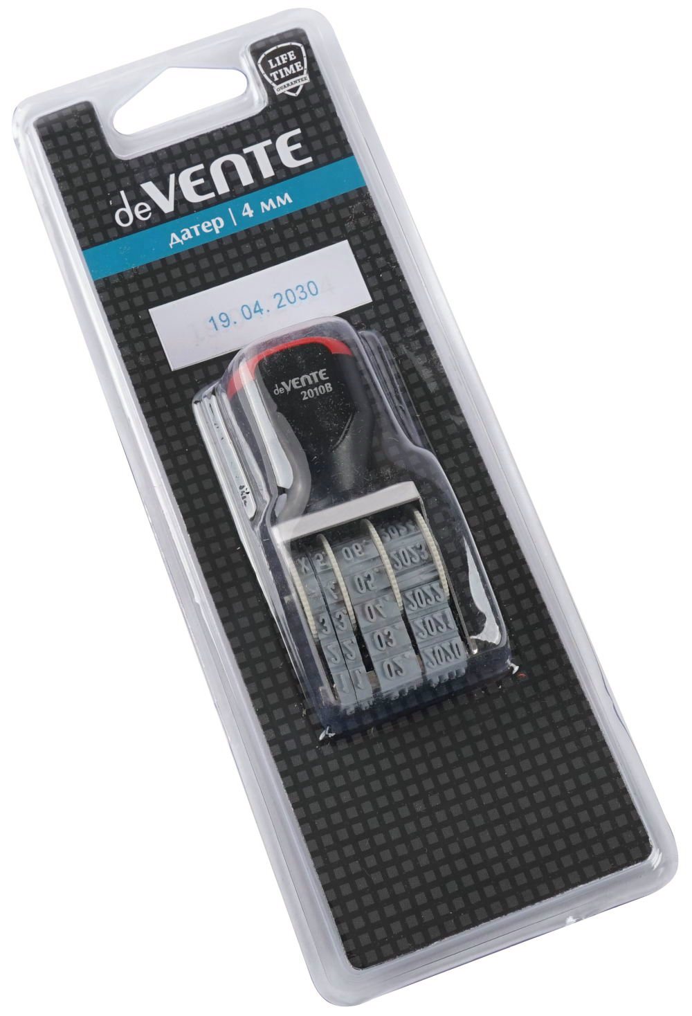 Датер ручной 4мм ленточный цифровотображение месяца 2010B deVENTE 4111301 129₽