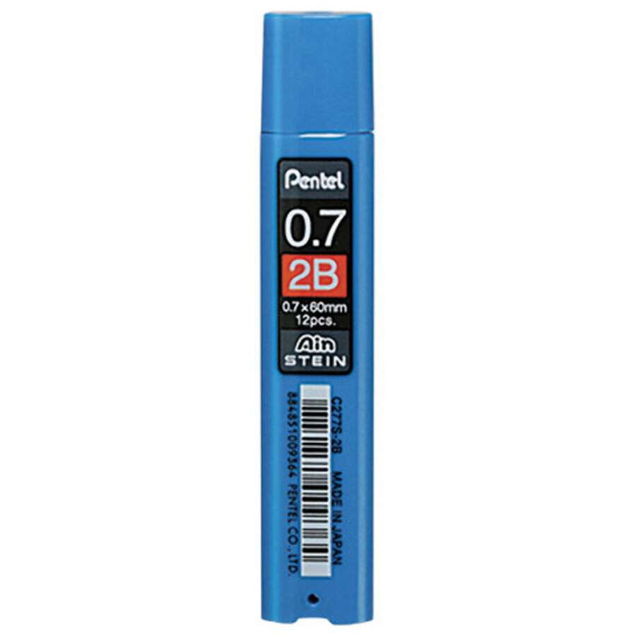 

Грифель 0,7мм 2B Ain Stein 12шт Pentel C277S-2B