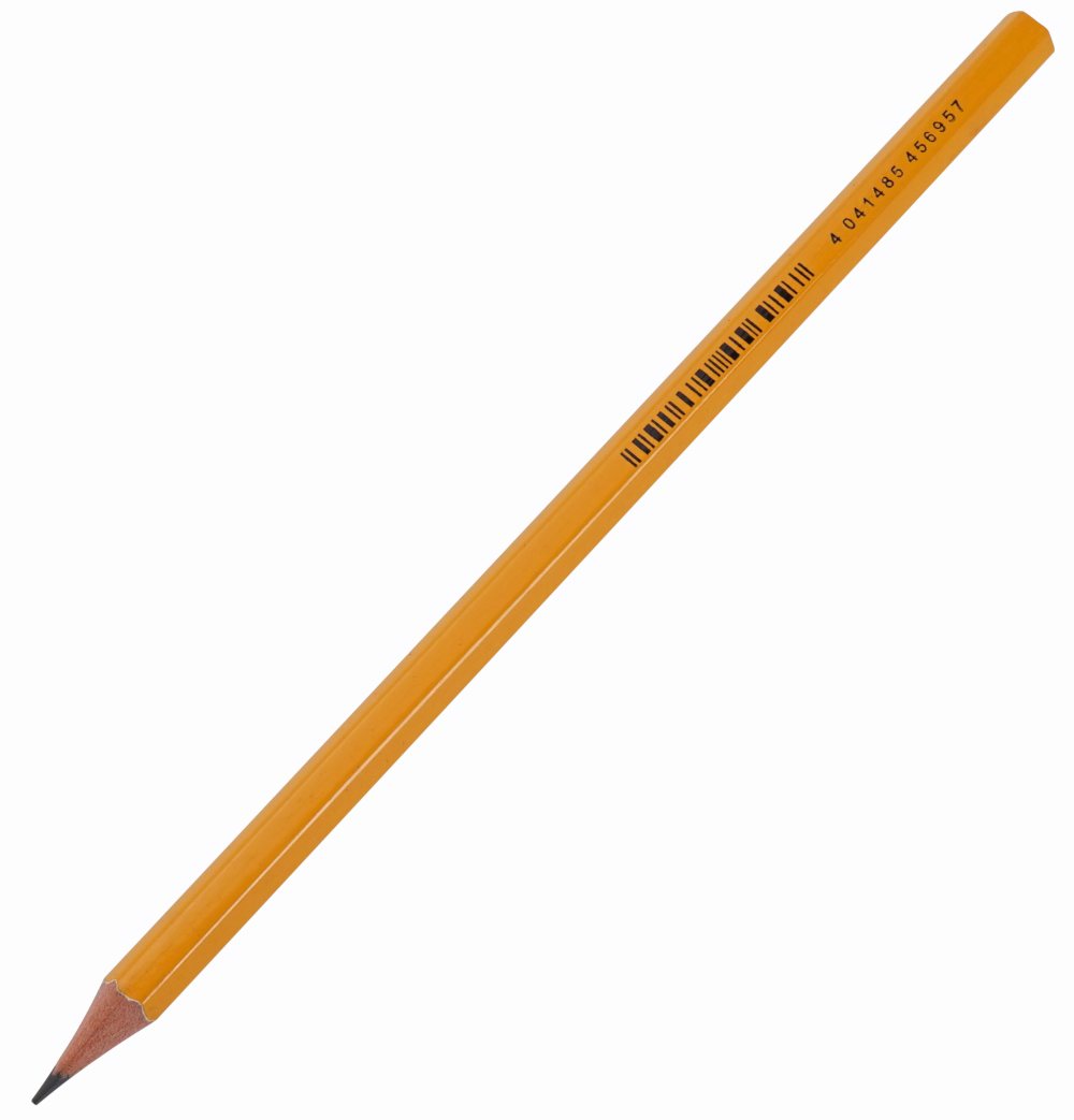 

Карандаш чернографитный HB Amber 100 шестигранный дерево желтый без ластика ERICH KRAUSE 45598