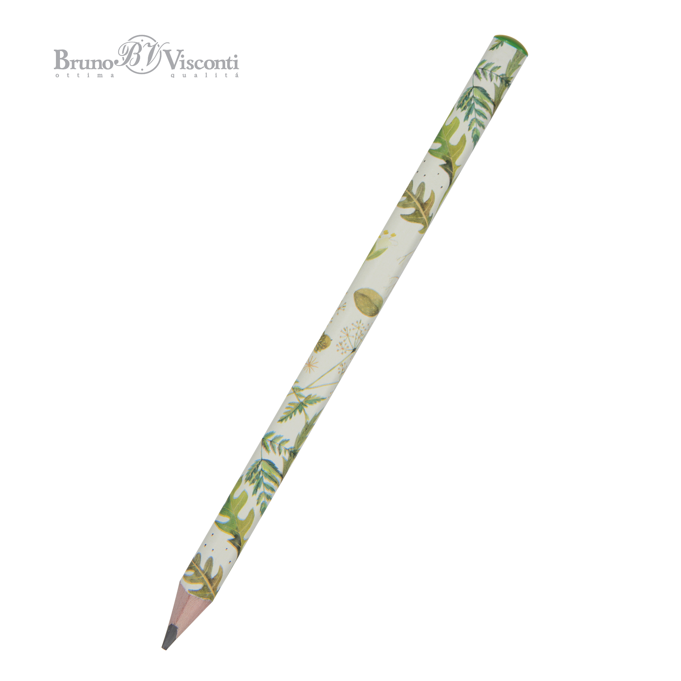 

Карандаш чернографитный 4В HappyGraphix Jumbo трехгр. травы BRUNO VISCONTI 21-0062/34