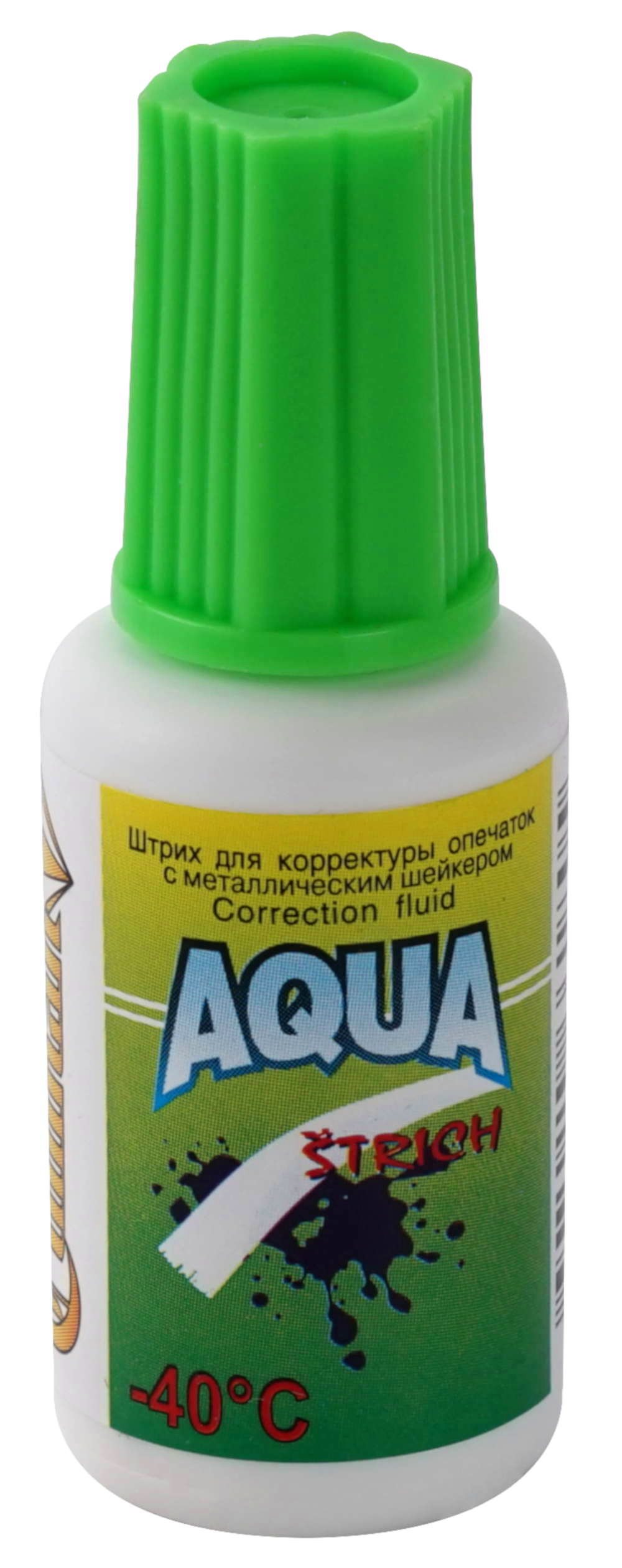 

Корректор жидкость 20мл водн.осн. Aqua Shtrihe с кисточкой FORUM 637007
