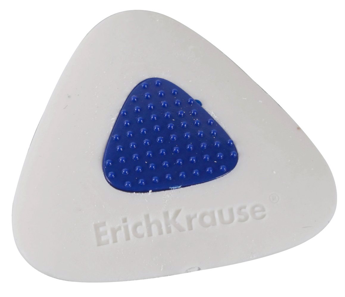 

Ластик треугольный синт.каучук 46х43х12мм пласт.держатель белый Smart ERICH KRAUSE 45551