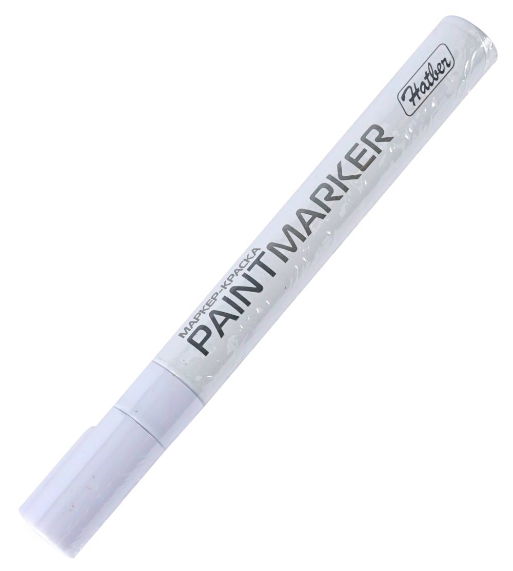

Маркер-краска белый 2мм HATBER 2BP_20100