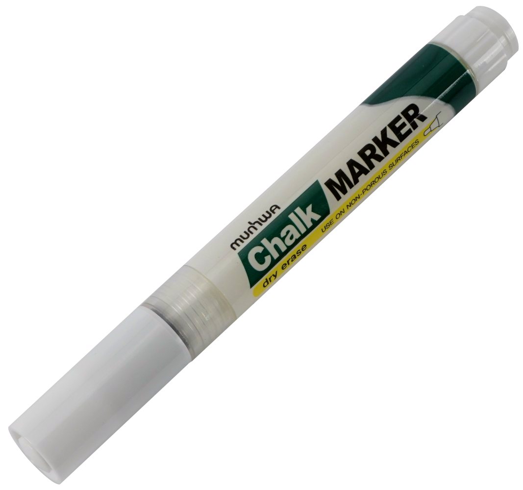 Маркер меловой Chalk Marker 3мм белый MUNHWA CM-05 262₽